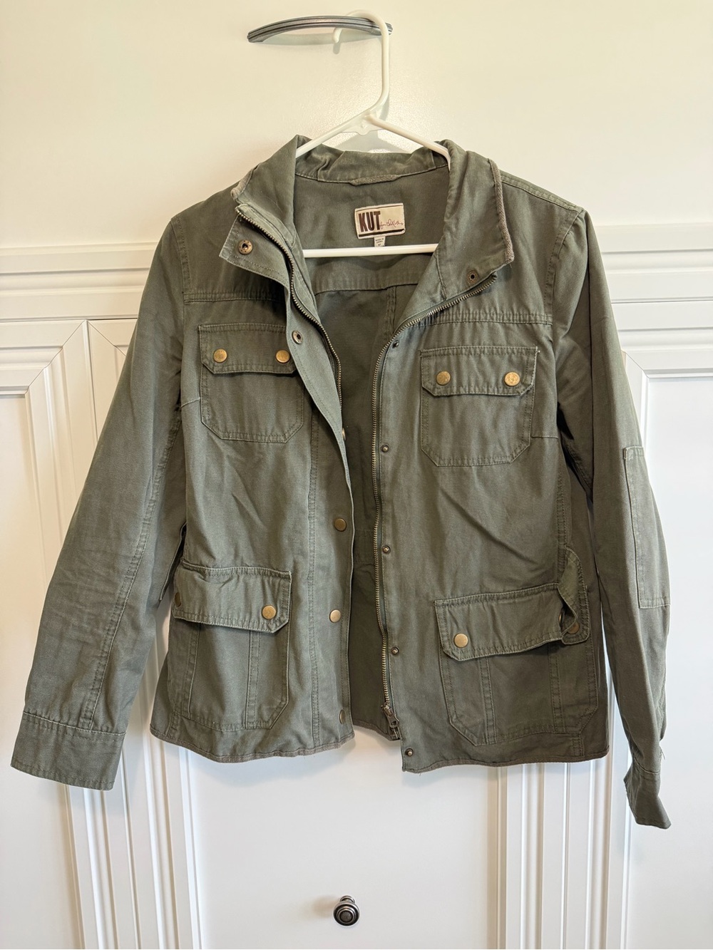 Kut from the Kloth Olive Green Shirt Jacket